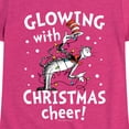 thumbnail image 3 of Cat in the Hat - Glowing Christmas Cheer  - Toddler And Youth Girls Short Sleeve Graphic T-Shirt, 3 of 6