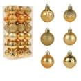 thumbnail image 6 of Dmlowu Christmas Balls Ornaments - 36pcs Christmas Ornaments for Christmas Tree, 1.97"/50mm Shatterproof Christmas Tree Ornaments for Holiday Party Wedding Christmas Decocrations, 6 of 6