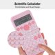 thumbnail image 2 of Calculadora científica, delgada y portátil, color rosa, pantalla de dos líneas, cálculo multifuncional, adecuada para estudiantes u oficinas, 2 of 5