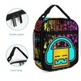 thumbnail image 5 of Geometry Dash Lunch Bag Insulated Lunch Box Meal Cooler Bag Reusable Thermal Lunch Tote Bag For School Work Travel Picnic, 5 of 8