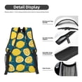 thumbnail image 4 of Yiaed Lemon Print School Backpack College Backpack Daypacks for Students High School Spacious and Durable Daypack for Work and Travel-One Size, 4 of 6