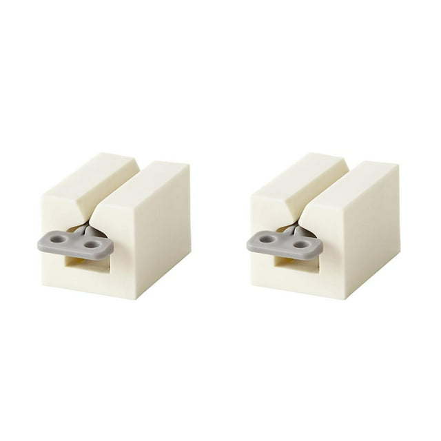 heritaly PY2 Dispositif de Dentifrice Roulant Distributeur de Tube Support de Tube de Dentifrice Presseur Rouleau banheiro tandpasta knijper Blanc 2Ensemble