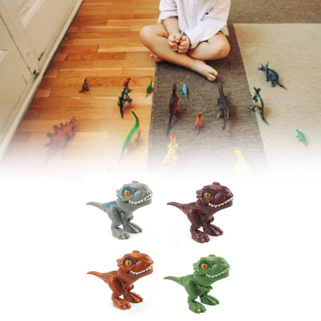 Juguetes de dinosaurios Jadeshay 4 piezas para dedos