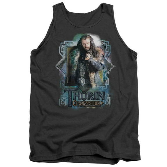 The Hobbit Thorin Oakenshield Adult Tank Top Charcoal