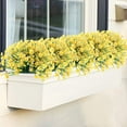 thumbnail image 3 of Babibeauty 6 Bundles Artificial Daisy Flowers Outdoor Fake Flowers for Decoration No Fade Faux Plastic Flower Garden Porch Window Box Décor (Yellow), 3 of 7