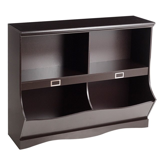 Costway Kids Storage Unit Bookshelf Bookcase Toy Organizer Bookshelf Bookcase Brown