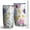 Watercolor Floral Pattern, variant on 20 Oz Lavenderand Butterflies Coffee Tumbler Double Wall Insulated Stainless Steel Water Bottle | Metal Reusable Thermoses Flask with Cup Cap | Leak & Sweat Proof with Anti-Dust Lid