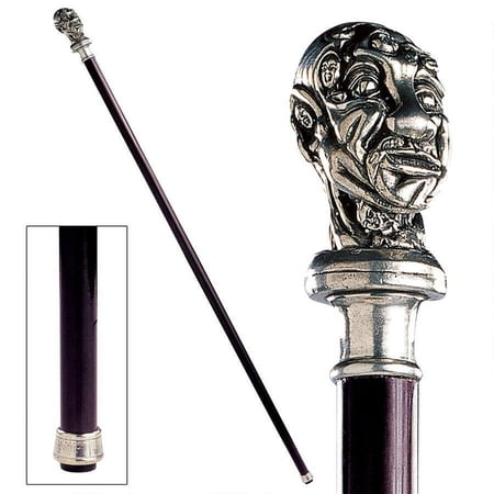 Design Toscano Entwined Exotic Pewter Walking Stick