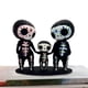 thumbnail image 2 of Skull Family Figurines Resin Crafts Cute Statue Decorative Sugar Skulls Hand-A, 2 of 5
