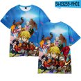 thumbnail image 4 of The Seven Deadly Sins T shirt New Crewneck Short Sleeve Kids Tshirt Suitable Boys Girls O-Neck Streetwear Summer Comic Tees, 4 of 4