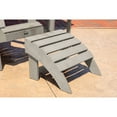 thumbnail image 2 of Island Retreat Ez-Care Tek-Wood Adirondack Ottoman - Slate Grey, 2 of 5