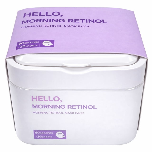 Grace Day, Retinol 60 seconds face mask, 30 sheets count
