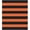 Orange and Black, variant on iOhouze Outdoor Rugs Cotton Striped Area Rug 3x5 ft Washable Indoor Outdoor Non Slip Floor Carpet Rug