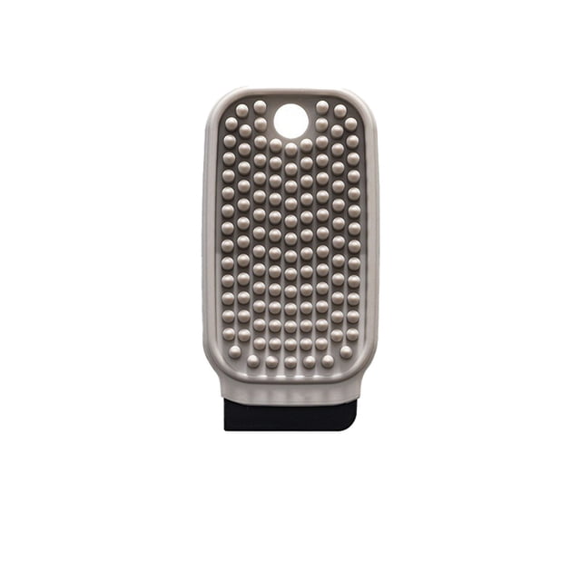 Cepillo para verduras y patatas. Cepillo de silicona con lados duro y suave. Cepillos de limpieza funcionales para frutas de piel dura