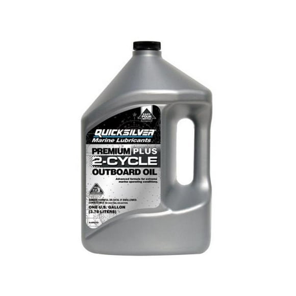Quicksilver 71092802826Q1 Premium Plus 2- Cycle Outboard Oil Gallon - pack of 3