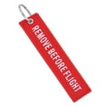thumbnail image 1 of Runquan Portable Key Chain Key Fob Embroidery Car Key Holder for Adults and Children Red, 1 of 7