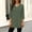 Green, variant on Women's Polka Dot V Neck Tunic Top 3/4 Sleeve Loose Fit Casual Blouse Flowy Longline Shirt for Daily Wear Pink M