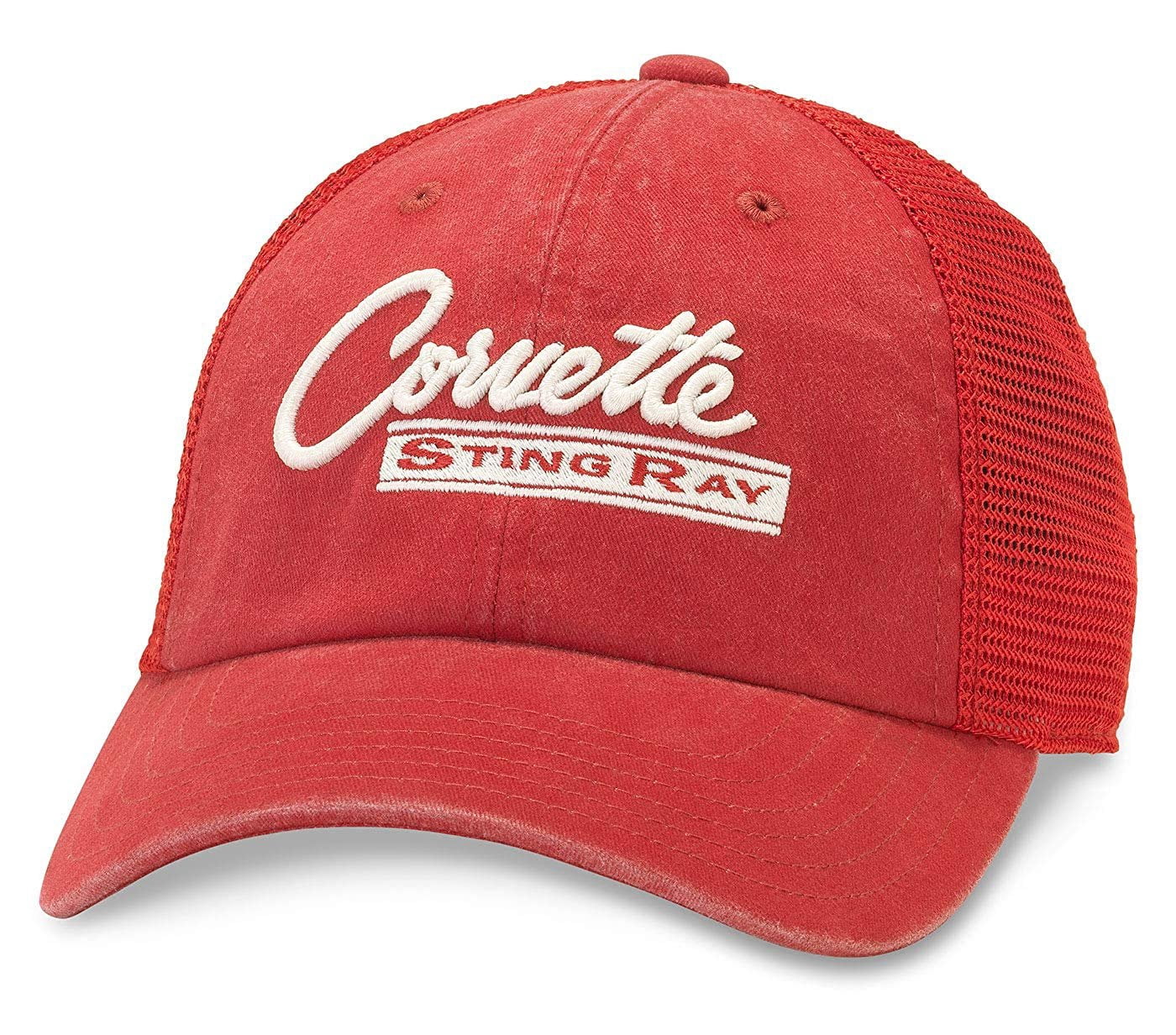 American Needle Men's Raglan Bones Corvette Hat Red One Size Red
