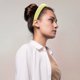 thumbnail image 3 of Diademas anchas de tela, diseño simple Bandas para la cabeza de estilo clásico, Diademas amarillas antideslizantes de moda de 1.18 pulgadas para mujeres y niñas, 3 of 7