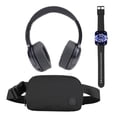 thumbnail image 2 of 3 kit all in one STF: Audifonos On Ear + Smartwatch + Crossbody color Negro, 2 of 9
