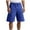 Blue, variant on hotojiny Mens Athletic Shorts Ripped Comfy Workout Gym Shorts Wide Leg Knee Length Drawstring Sweat Shorts with Pockets