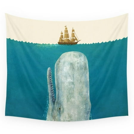 Society6 The Whale Wall Tapestry Small: 51" x 60"