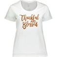 thumbnail image 3 of Inktastic Thankful and Blessed Women's Plus Size T-Shirt, 3 of 5