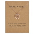 thumbnail image 5 of Maoww 26 Letters P Heart Shape Pendant Necklace Rhinestone Rose Golden Clavicular Chain Jewelry Couple Gift, 5 of 5
