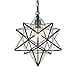 thumbnail image 3 of 16'' Large Moravian Star Pendant Light Clear Glass Hanging Star Lights on Chain, 3 of 4