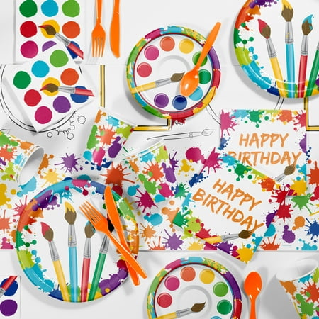 Art Birthday  Party  Supplies  Kit  Walmart com