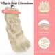 thumbnail image 3 of Extensión de cabello KookaStyle, larga y ondulada, rubio platino, 50 cm, 4 unidades, 3 of 8