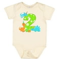 thumbnail image 3 of Inktastic Dinosaur Party-second Birthday Boys or Girls Baby Bodysuit, 3 of 5
