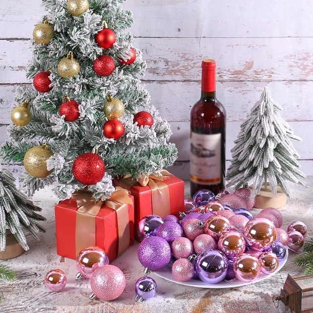 Christmas Hanging Ornaments Decorations Rectangular Container Color 4/5/6cm Christmas Set Shopping Mall Home Christmas Tree Hanging Decorations Glow in The Dark Party Decorations for Adults Skeleton