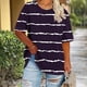 thumbnail image 1 of TaTaai Women Plus Size Spring Summer Basic T Shirts Solid Color Round Neck Short Sleeve Casual Soft Lightweight Plus Size Tops for Daily Work Vacation XL-5XL Gift, 1 of 6