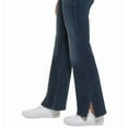 thumbnail image 4 of Calvin Klein Jeans High-Rise Flared Slit-Hem Jeans Women's 27 Sapphire, 4 of 4