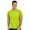 Fluorescent Green, variant on Men's Workout Swim Shirts Quick Dry Beach Pool T-Shirt Rash Vest Athletic Exercise Muscle Lake Blue L