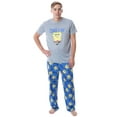 thumbnail image 7 of Nickelodeon SpongeBob SquarePants Mens' Chillin' 2PC Short-Sleeve Sleep Shirt Pajama Pant Set Loungewear, 7 of 7