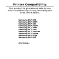 thumbnail image 3 of Zoomtoner Compatible with Samsung CLT-Y407S Laser Toner Cartridge - Regular Yield - Yellow, 3 of 4