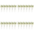 thumbnail image 1 of Wedding Chair Back Flowers 6PCS - Rose Floral Pew Decorations with Leaves & Ribbons - Aisle Chair Decor for Church, Ceremony, Bench & Wedding Reception Decoration, 1 of 6