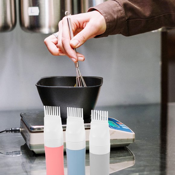 UPOUART 3Ud Para Aplicar Aceite Con Peine De Silicona Portátiles Y Resistentes