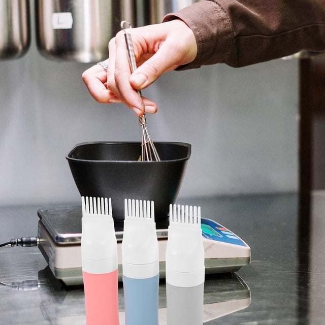 UPOUART 3Ud Para Aplicar Aceite Con Peine De Silicona Portátiles Y Resistentes