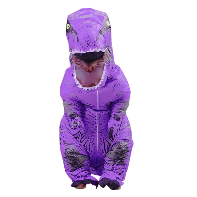 Disfraz De T Rex, Disfraz De Dinosaurio Inflable De Moda, Estampado Ligero Y Transparente, Cómodo Para Navidad
