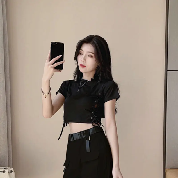 Pantalones cargo adelgazantes de cintura alta estilo americano para mujer, pantalones deportivos casuales holgados de verano, marca de moda, estilo hip hop