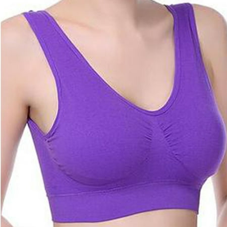 

Dido Women Wirefree Seamless Sport Bra Girl Breathable Push Up Yoga Running Top
