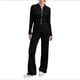 thumbnail image 1 of Conjunto de Dos Piezas para Mujer, Pantalón Deportivo de Pierna , Media Cremallera, Larga y Cuello en V. Negro M, 1 of 7