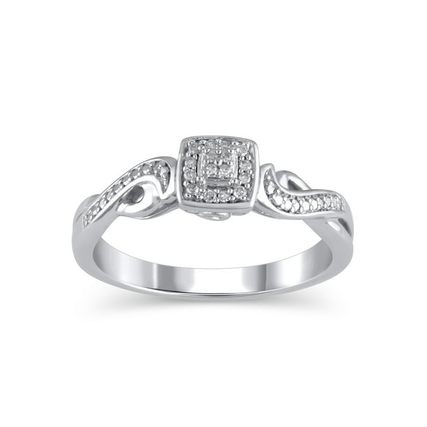 1/20 Carat T.W. (I3 clarity, I-J color) Hold My Hand Diamond Promise ...