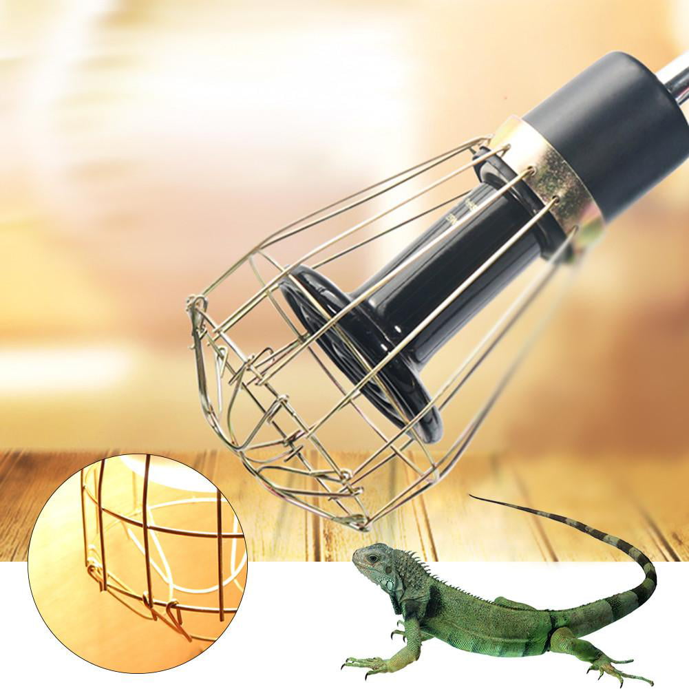 25-150W Pet Breeding Ceramic Emitter Heat Reptile Brooder Lamp Bulb Black 4.5cm 
