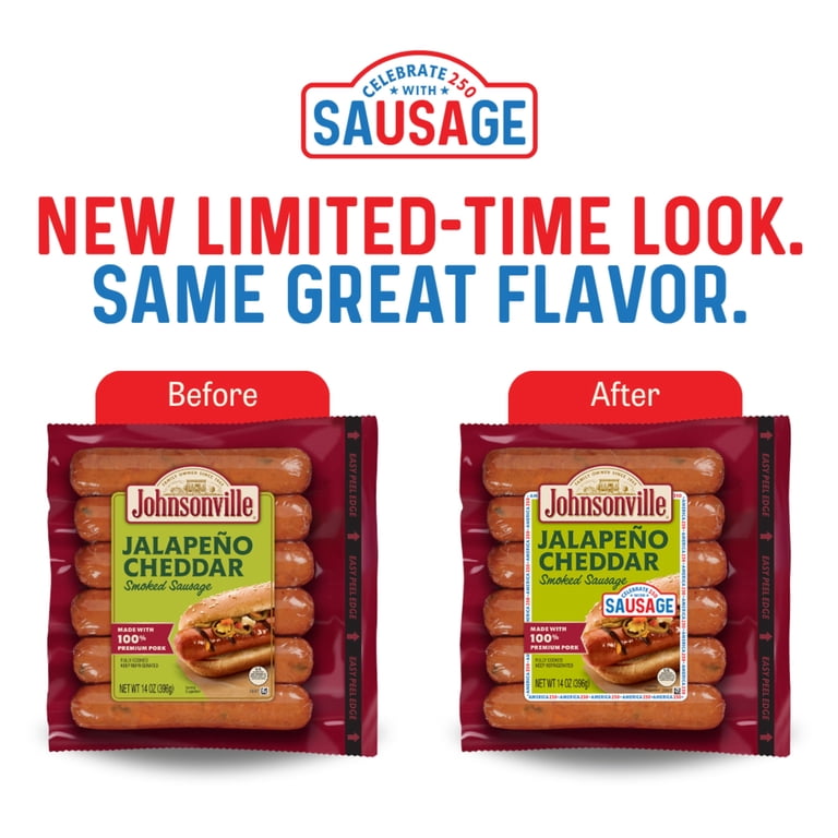 Johnsonville Hot Fully Cooked Original Jalapeno & Cheddar Smoked