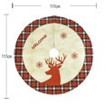 thumbnail image 4 of leyfeng Árbol de Navidad Falda Ciervo Patrón Árbol de Navidad Estera, 117CM Decoración de adorno de Navidad, Regalo de festival para, 4 of 6
