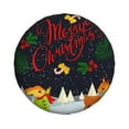 thumbnail image 2 of Gaeub Merry Christmas Elk 14-17in Tire Cover, Spare Tire Cover, for Camper Caravan, Trailer, Car, Truck, SUV, Jeep - 17 inch, 2 of 9